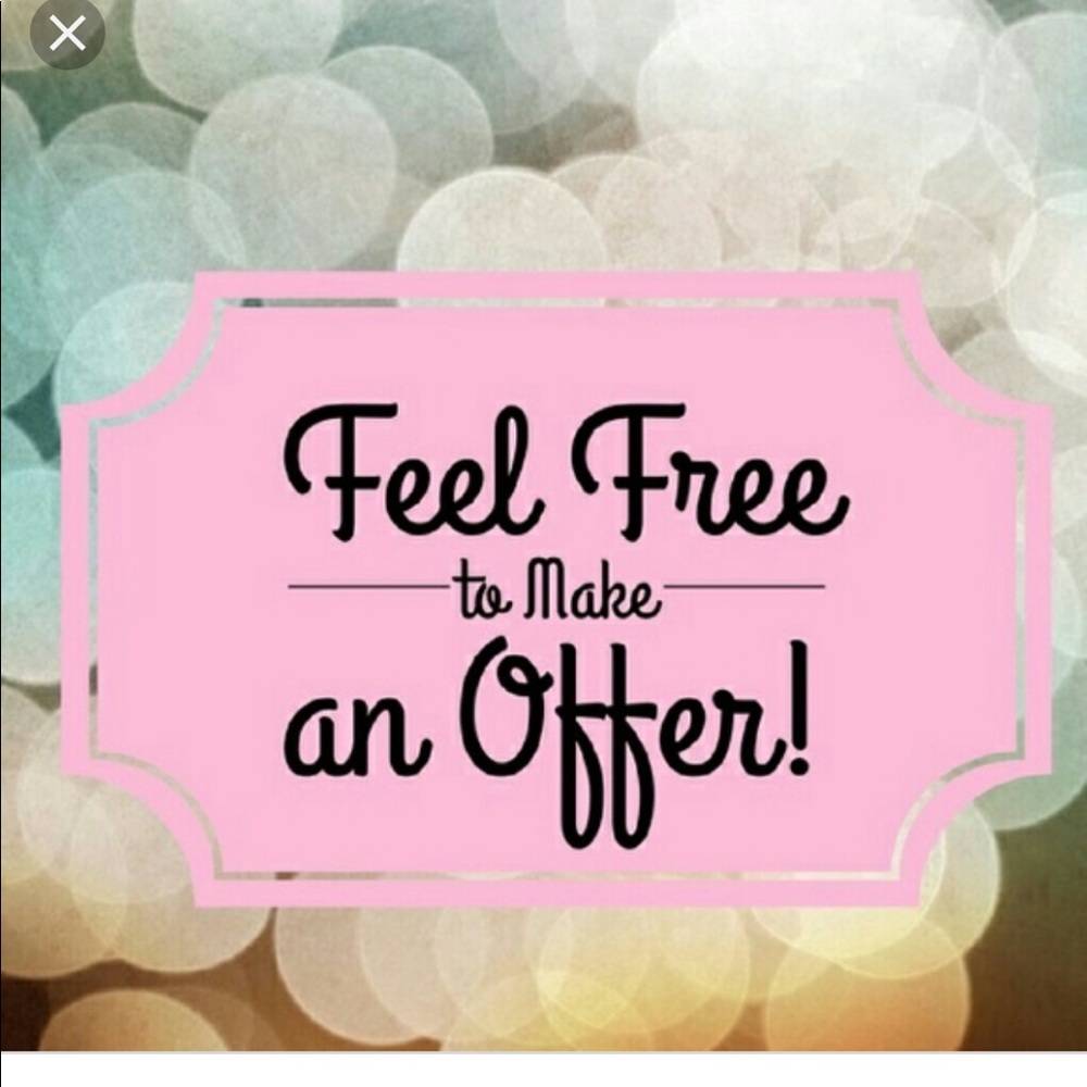 We welcome offers